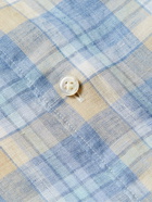 Peter Millar - Wharf Checked Linen Shirt - Blue