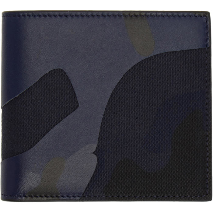 Photo: Valentino Navy Valentino Garavani Camo Wallet 