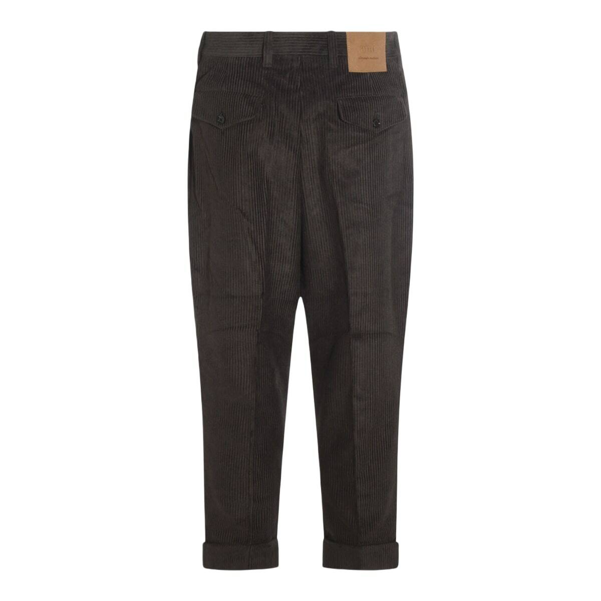 Ami Alexandre Mattiussi Dark Grey Cotton Pants