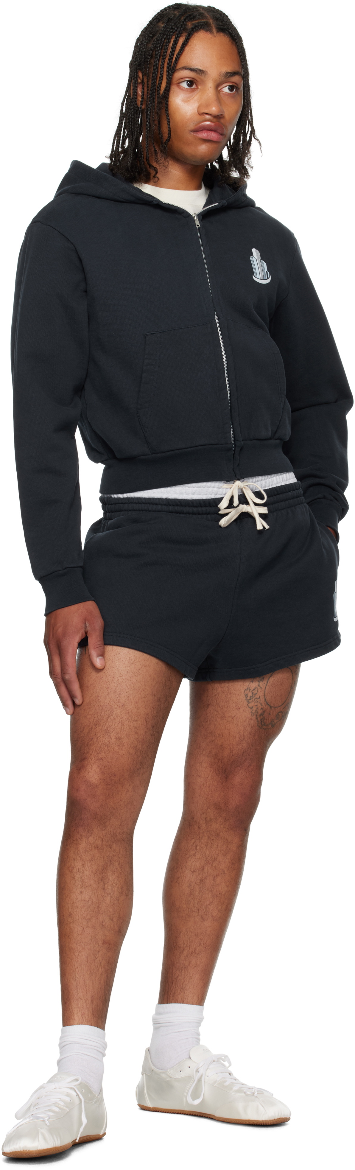 ABRA SSENSE Exclusive Navy Building Shorts