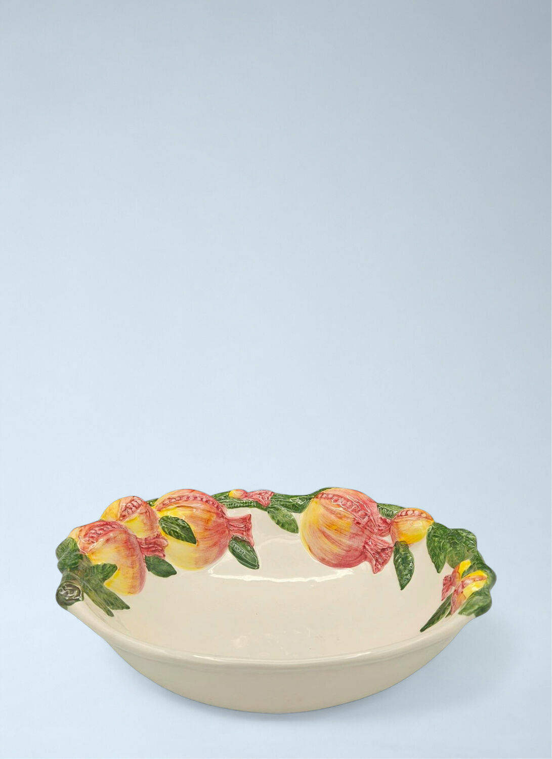Les-Ottomans Fruit Embellished Ceramic Bowl