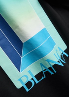 Casablanca Gradient Arch Printed Cotton T-shirt Black