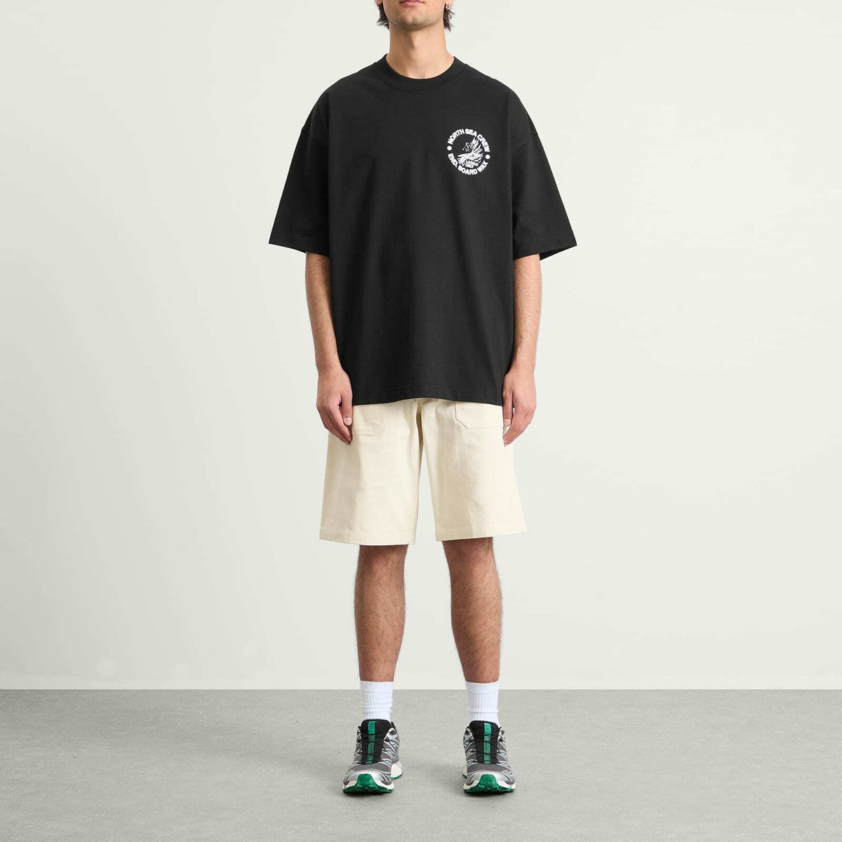 END. Coastal Board Wax T-Shirt in Black