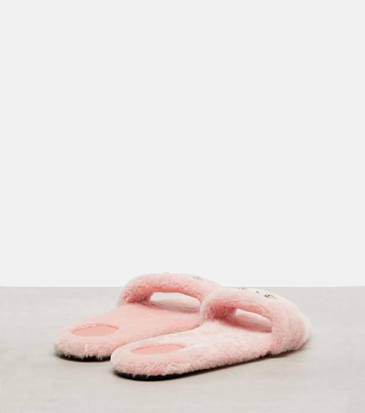 Gucci Siaga Horsebit shearling slides