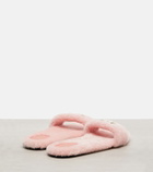 Gucci Siaga Horsebit shearling slides