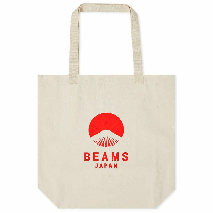 Photo: BEAMS JAPAN Tote in White/Red