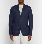 Orlebar Brown - Navy Edgar Slim-Fit Unstructured Linen Blazer - Men - Navy