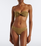 Marysia Antibes scalloped bandeau bikini top