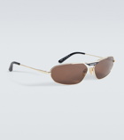 Balenciaga - Tag 2.0 oval sunglasses