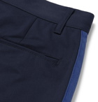 Beams Plus - Slim-Fit Striped Twill Trousers - Men - Navy