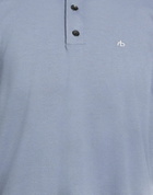 Rag & Bone Mens Polo shirt Slate in Blue