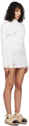 Doublet Off-White Destroyed Minidress