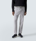 Brioni Cotton-blend jersey sweatpants