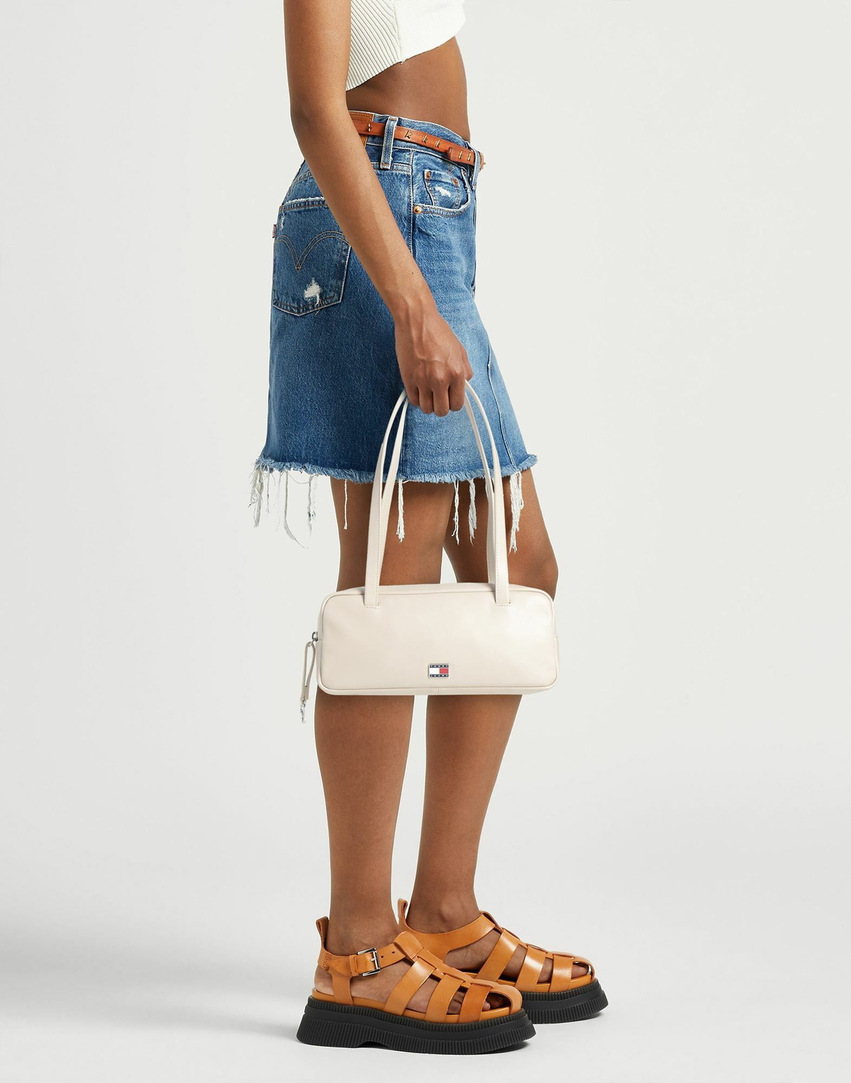 Tommy Jeans Womens Shoulder bag in Beige