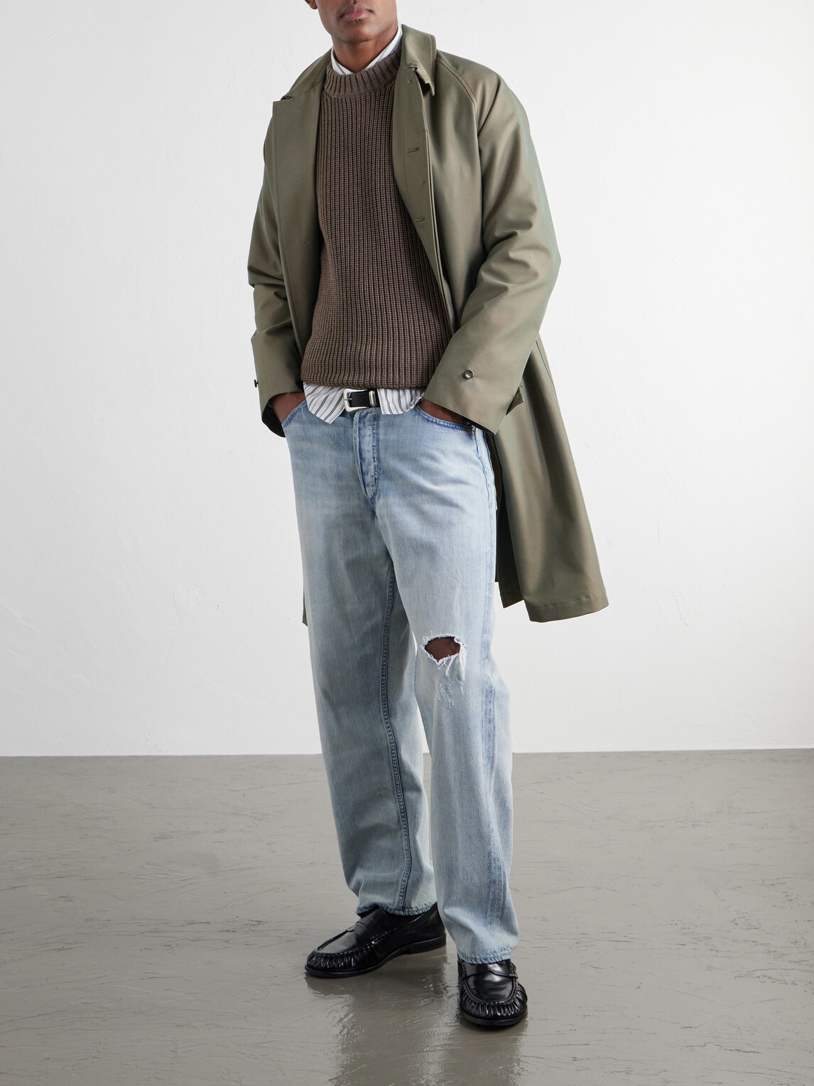 S.N.S. Herning - Robust Wool Sweater - Brown