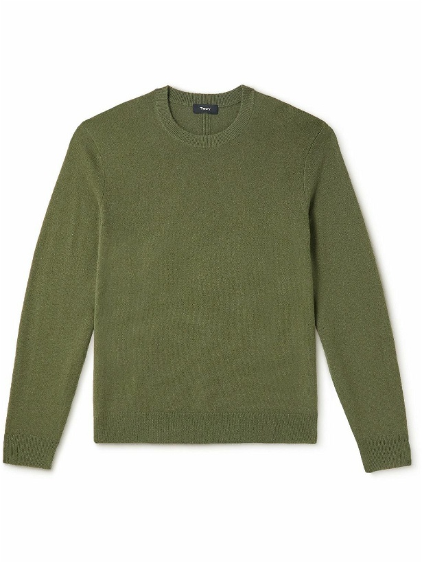 Photo: Theory - Hilles Cashmere Sweater - Green