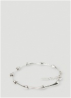 Large Drop Bracelet in Silver