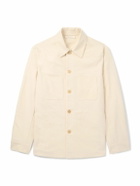 UMIT BENAN - Jerome Cotton-Blend Overshirt - Neutrals