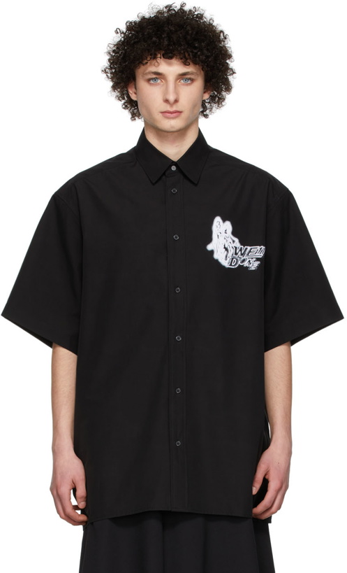 Photo: We11done Black Cotton Shirt