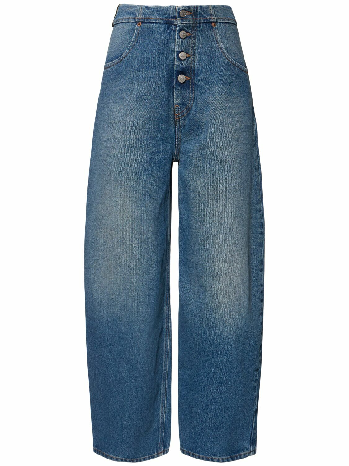 MM6 MAISON MARGIELA Rihanna High Rise Cotton Denim Jeans MM6 