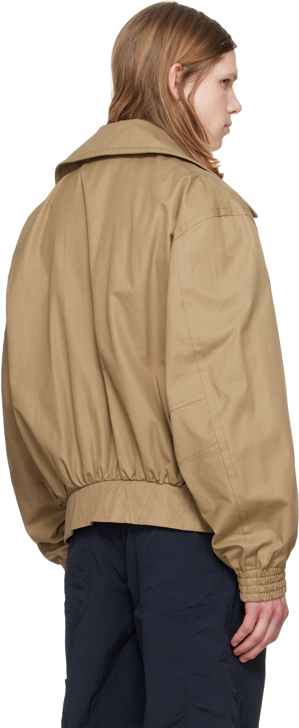 Dries Van Noten Beige Cotton Jacket