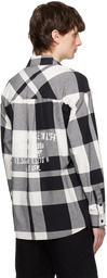 Izzue Black & White Check Shirt