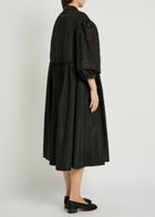 Simone Rocha Signature Embellished Shell Midi Dress Black