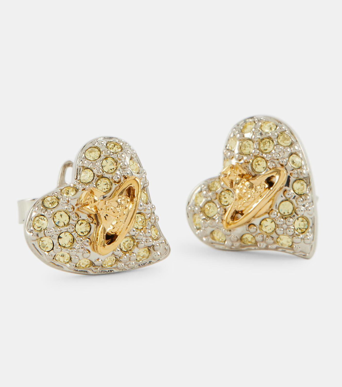 VIVIENNE WESTWOOD ピアス Heart embellished earrings814189 Vivienne Westwood Heart embellished earrings Vivienne Westwood