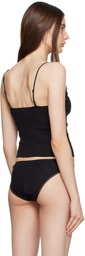 Cou Cou Black 'The Long' Camisole