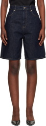 Loulou de Saison Blue Isu Lds Denim Shorts