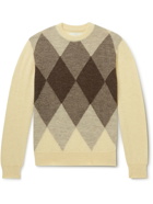 Kestin - Tarbert Argyle Wool Sweater - Brown