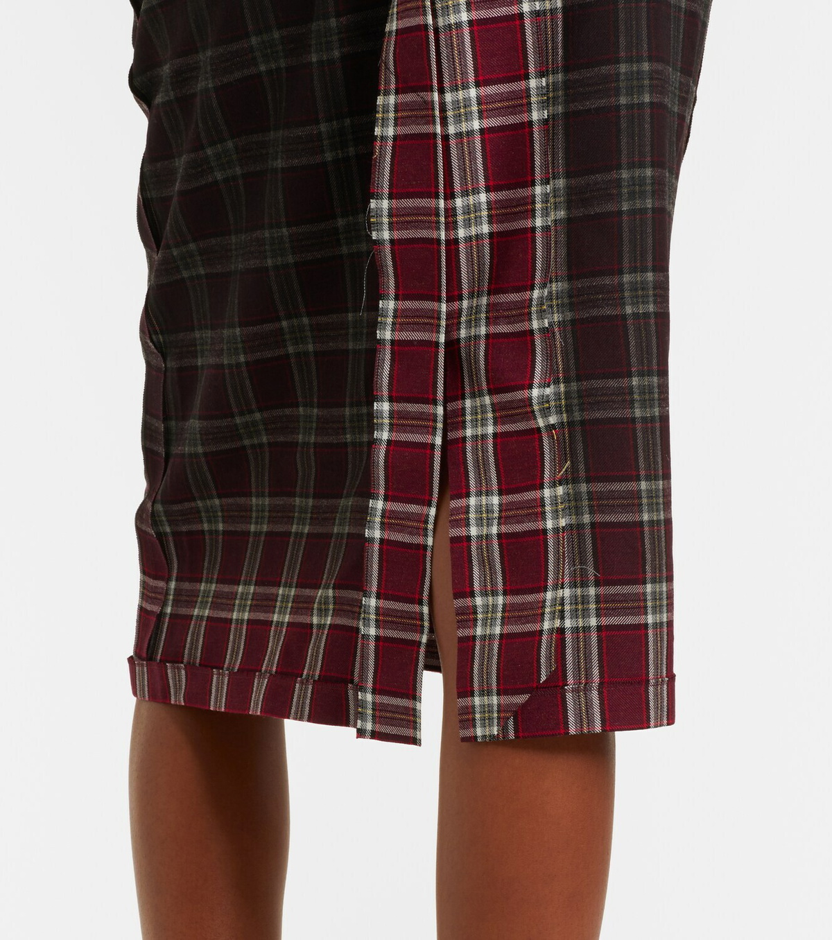 Maison Margiela Checked pencil skirt