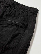 Stone Island - Straight-Leg Logo-Appliquéd ECONYL® Nylon Metal Shorts - Black