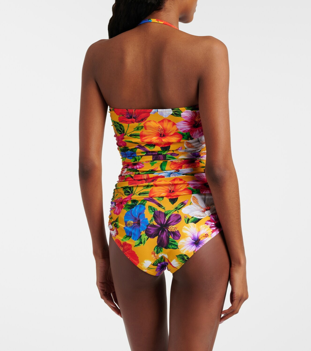 Dolce&Gabbana Floral cutout swimsuit