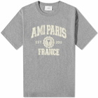 AMI Paris T-Shirt in Heather Grey