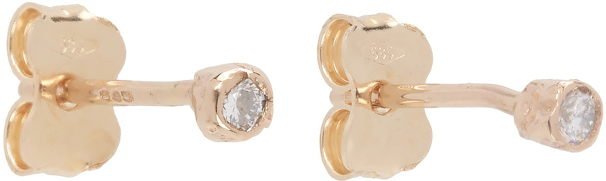 Pearls Before Swine Gold 2mm Stud Earrings