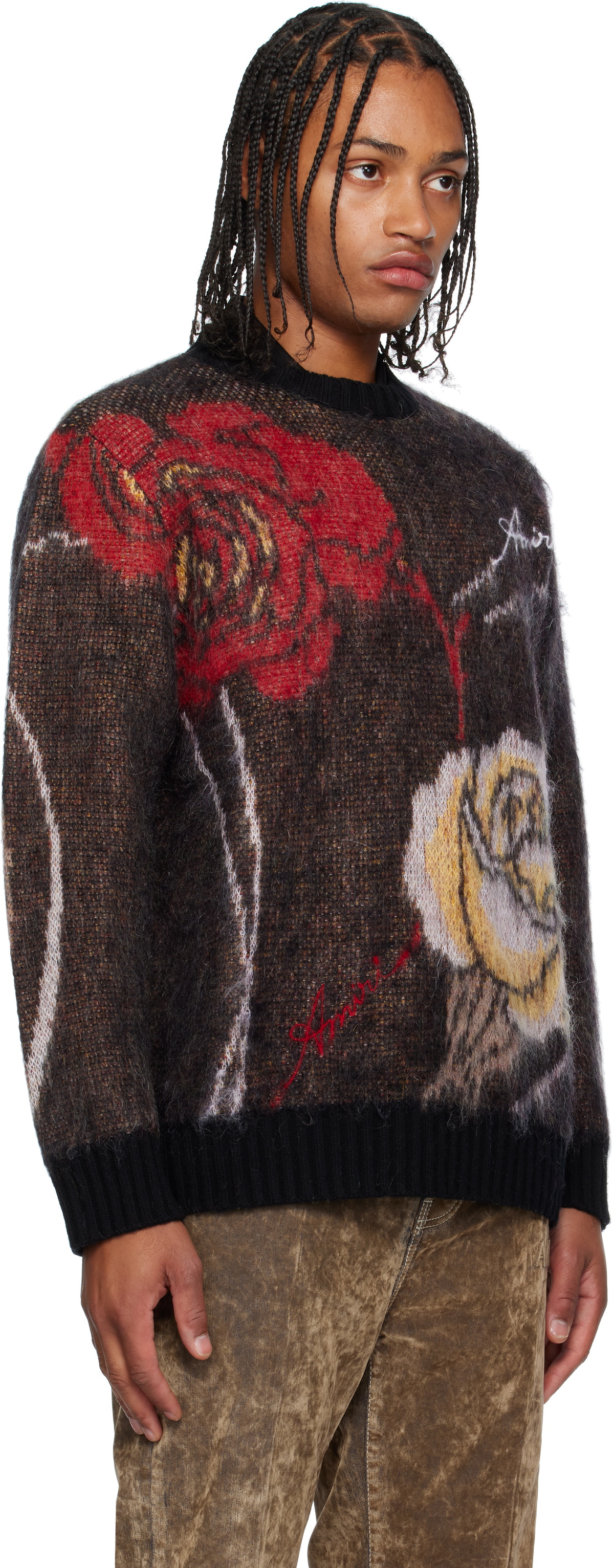 AMIRI Multicolor Floral Crewneck Sweater