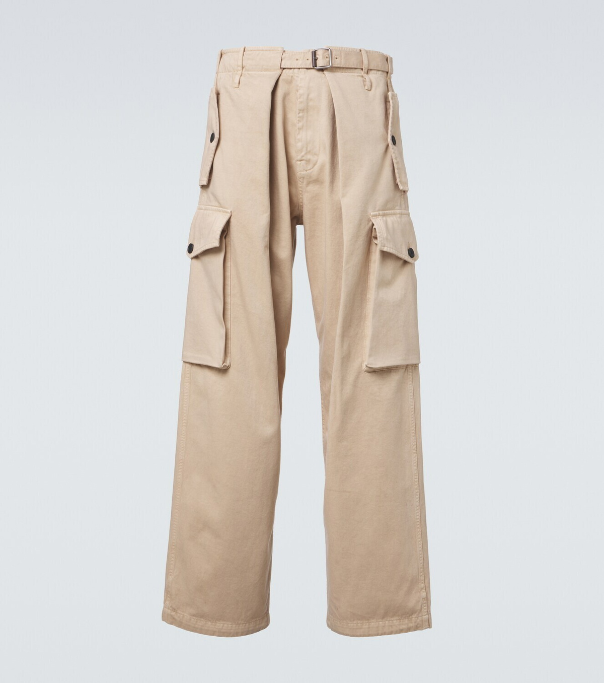 Loewe Cotton satin cargo pants