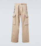 Loewe Cotton satin cargo pants