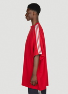 adidas x Balenciaga - Logo Print T-Shirt in Red