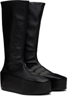 Y-3 Black Kyasu Overboot Tall Boots