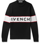 Givenchy - Logo-Intarsia Wool Sweater - Black