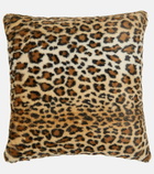 Etro - Leopard-print faux fur cushion