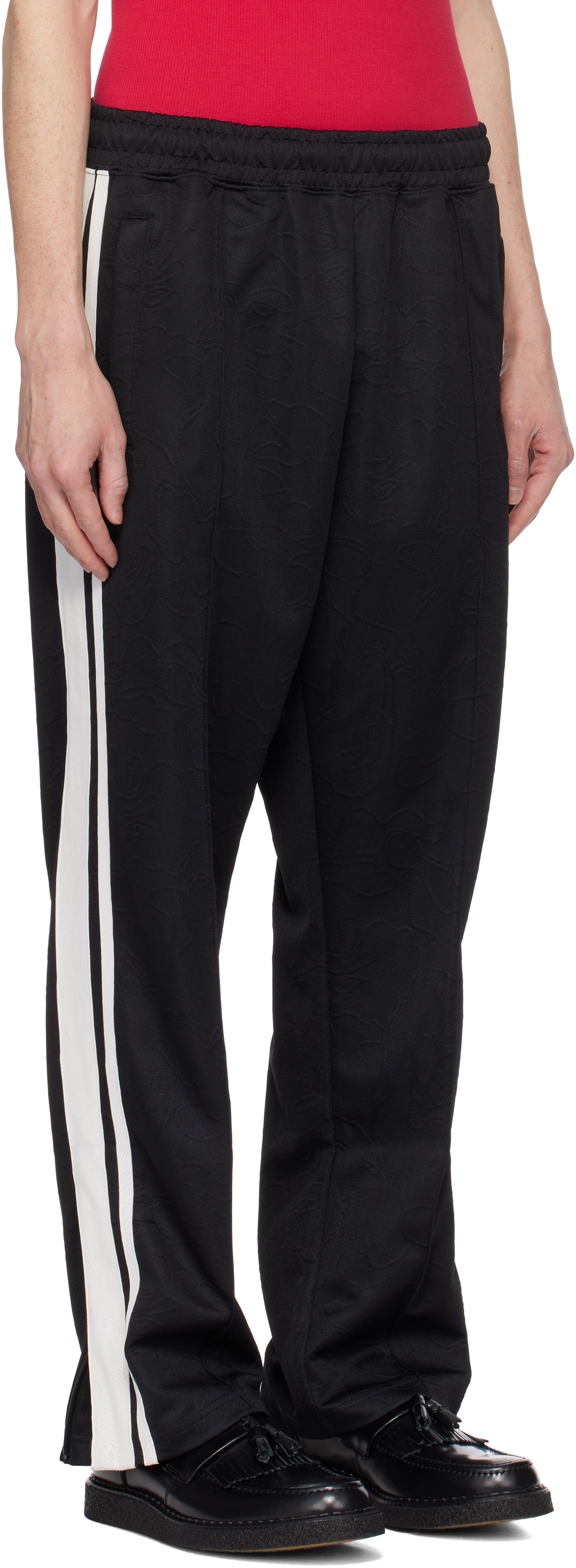 BAPE Black Line Camo Jacquard Loose Fit Sweatpants