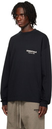 Fear of God ESSENTIALS Black Classic Long Sleeve T-shirt