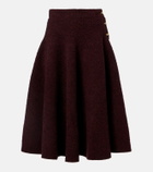Bottega Veneta Knot knitted midi skirt
