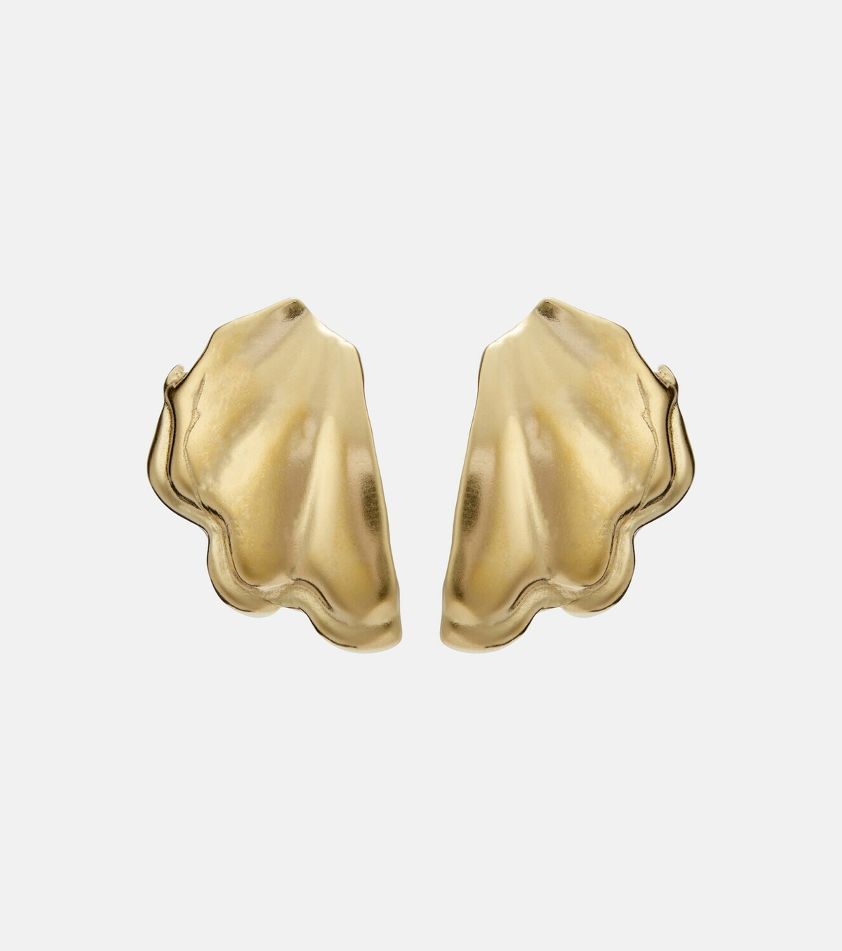 Ysso Ocean 24kt gold-plated earrings