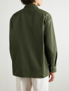 Ghiaia Cashmere - Cotton-Twill Shirt - Green