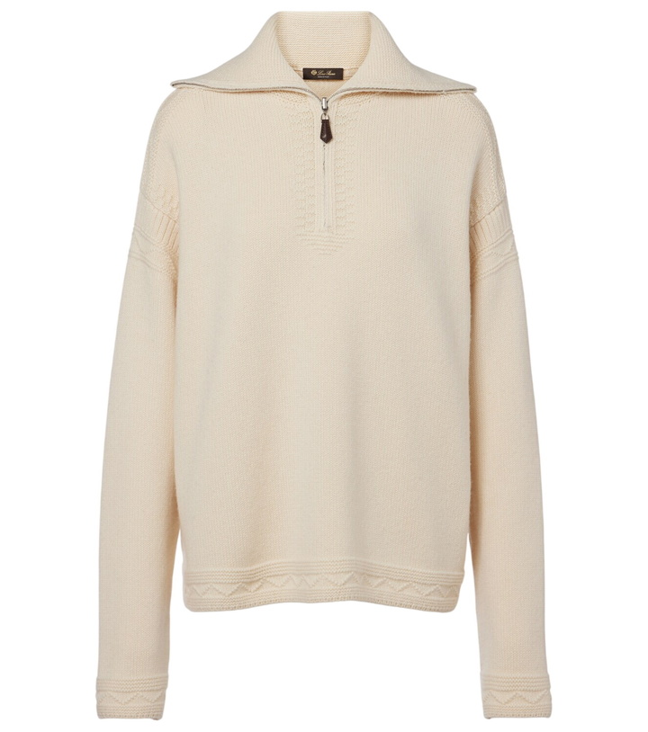 Photo: Loro Piana Carezza cashmere polo sweater