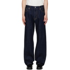 vowels Blue Baggy Jeans